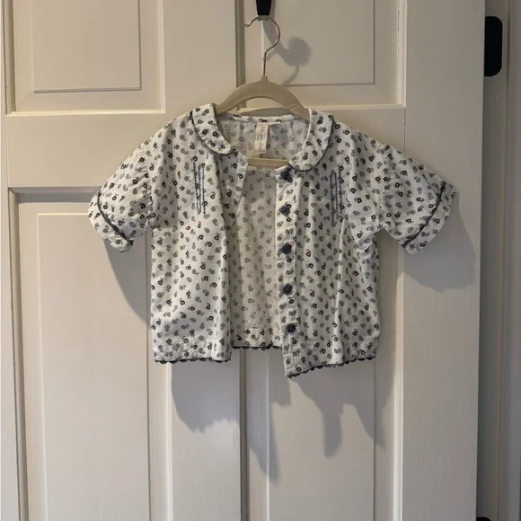 Little Cotton Clothes Girls Button Down Shirt - Picture 2 of 9